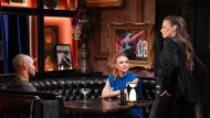 Tamara Braun (Sienna), Hayley Erin (Claire), and Nathan Owens (Holden) on The Young and the Restless | Image: JPI